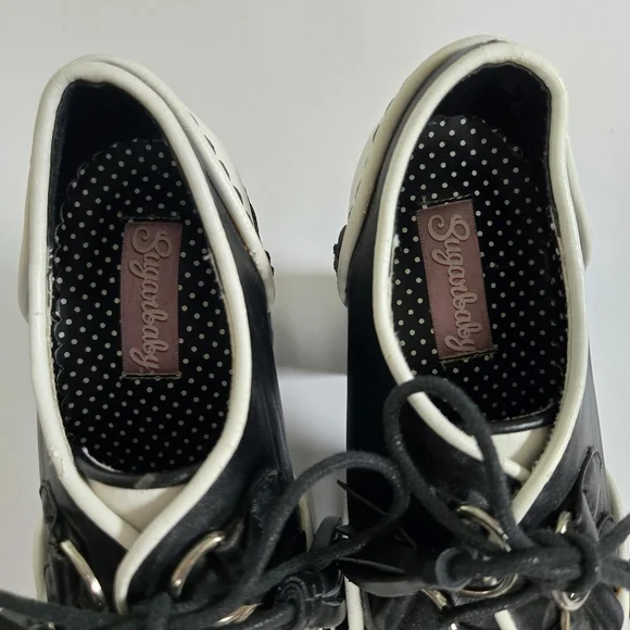 Sugar Baby laly black platform heels kawaii cosplay dolls kill sz 6 - Picture 3 of 9